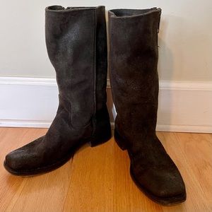 Frye Vintage Square Toe Campus Boots, sz 7.5